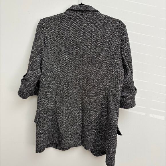 Vintage Classic Wool Tweed Oversized Sport Coat Jacket Blazer Women’s Size Large - Picture 6 of 9